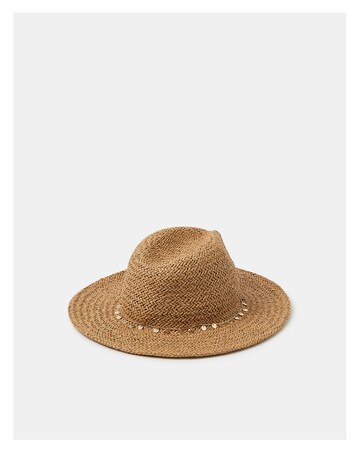 Accessorize Charm Straw Fedora Hat
