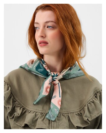 Accessorize Palm Square Satin Scarf