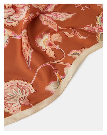 Accessorize Floral Square Satin Scarf