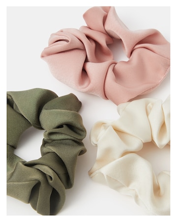 Accessorize 3-Pack Satin Hair Scrunchies