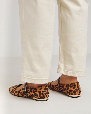 Simply Be Emilie Mary Jane Stretch Ballerina Shoes - Extra Wide Fit (EEE)