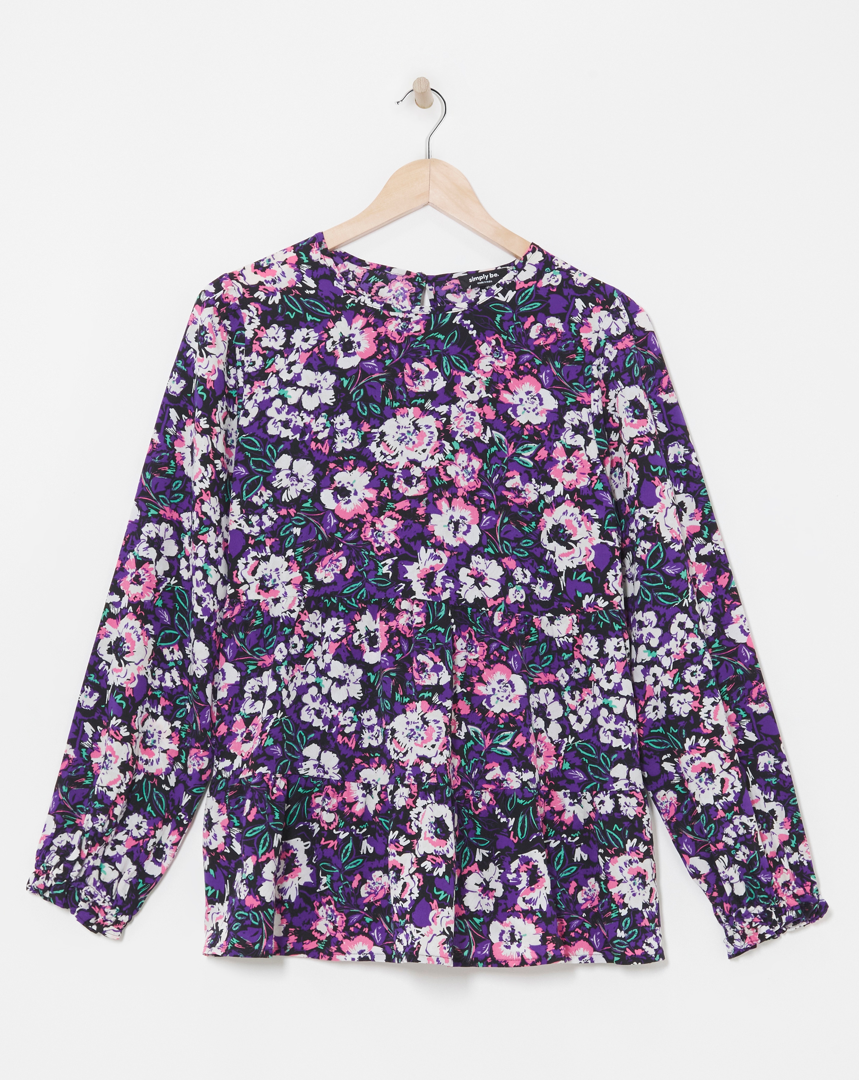 Smock Blouse With Matching Scrunchie