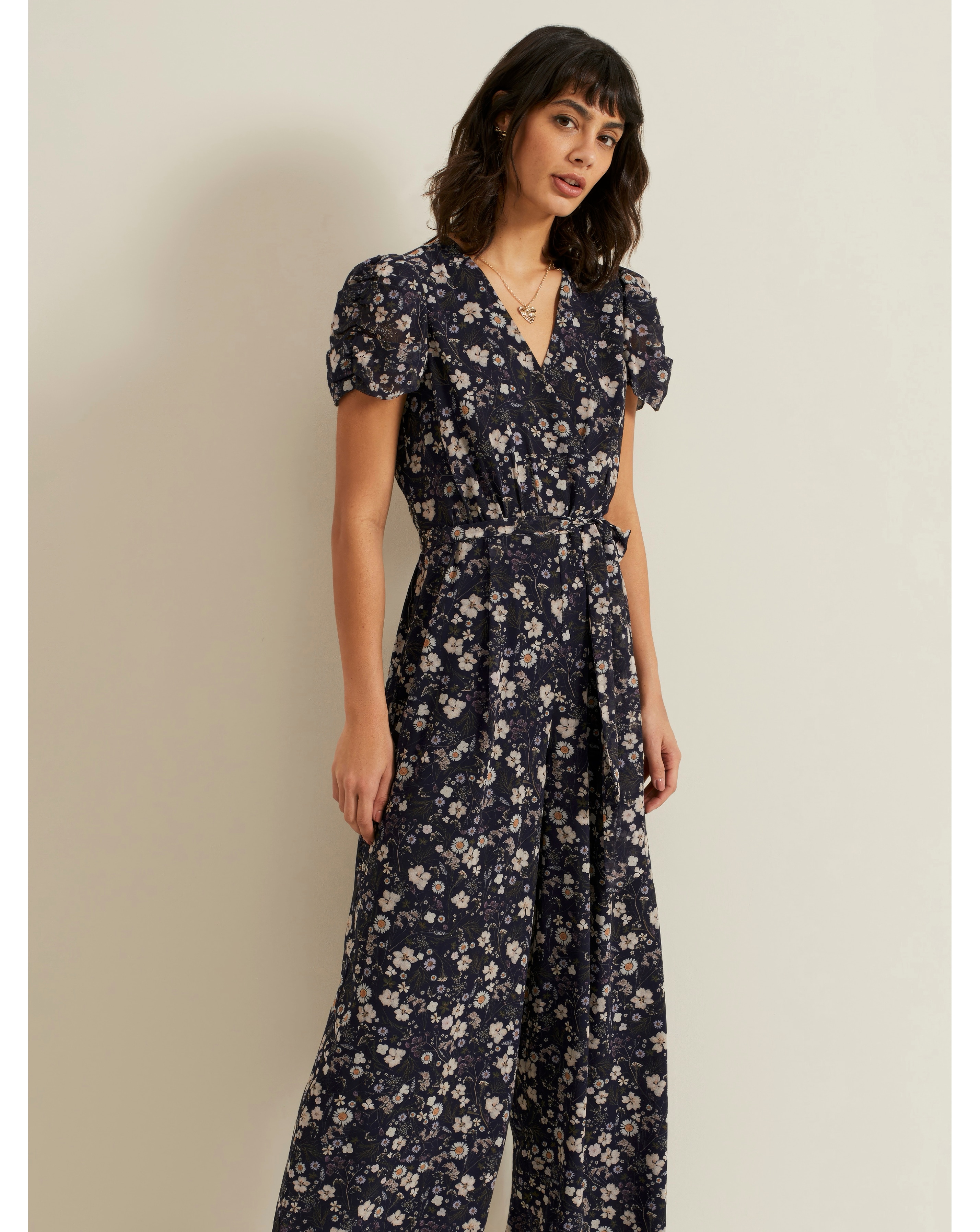 Phase Eight Helene Floral Print Jumpsuit | Ambrose Wilson