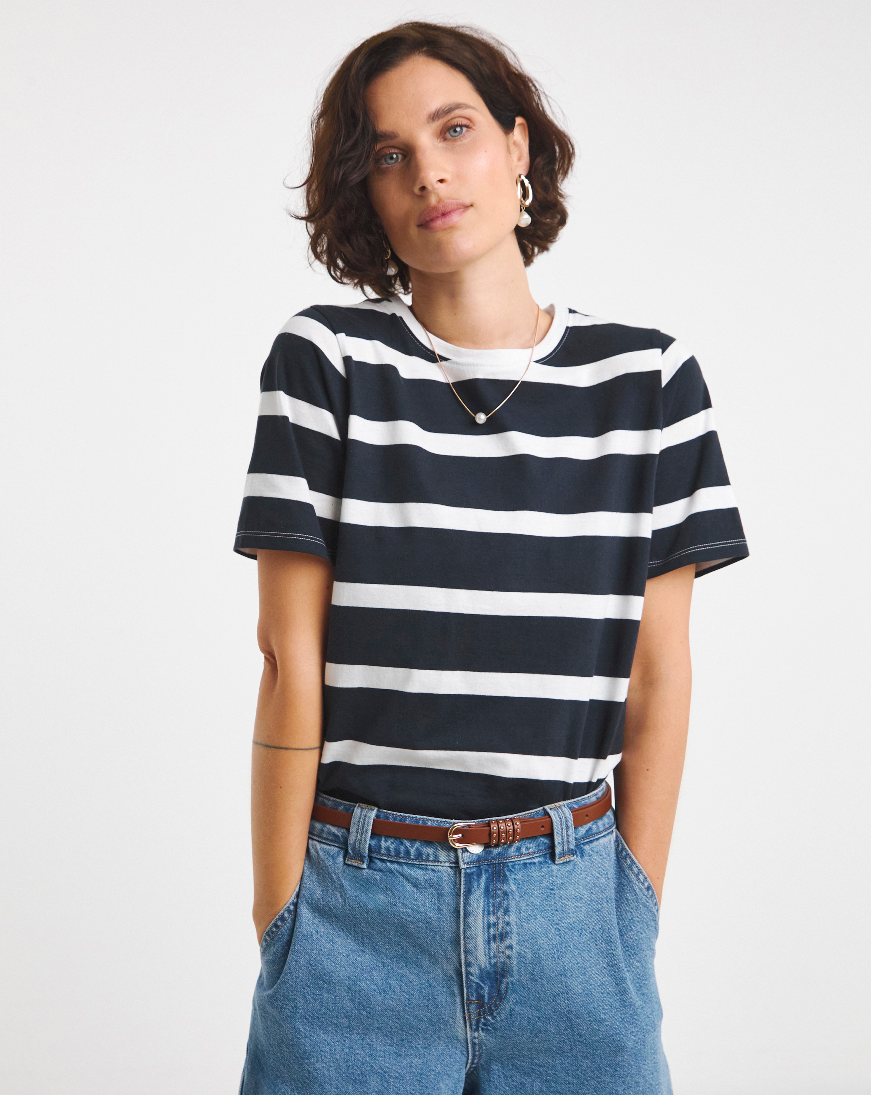 The Printed Crew Neck Tee