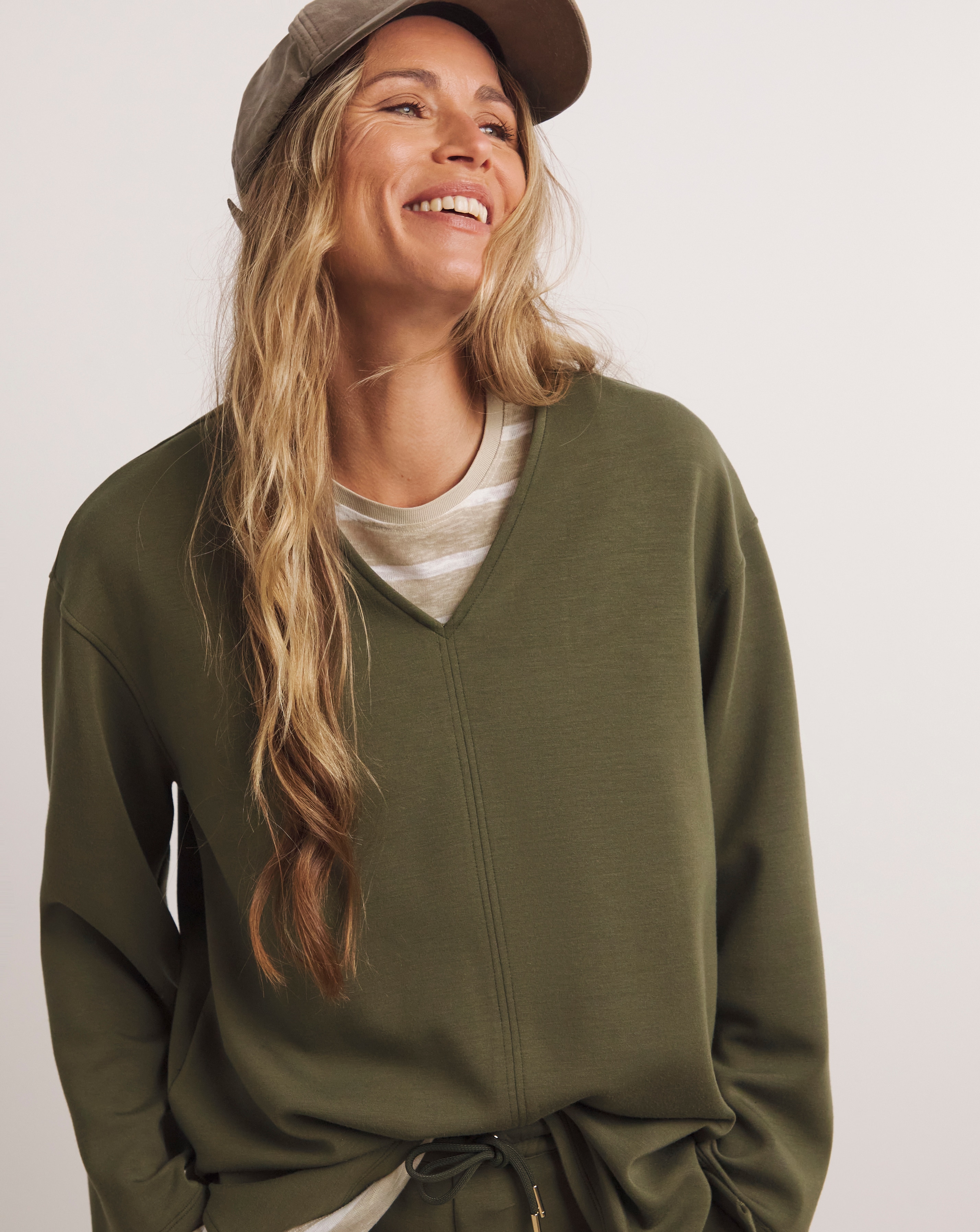 Anthology V Seam Detail Sweatshirt