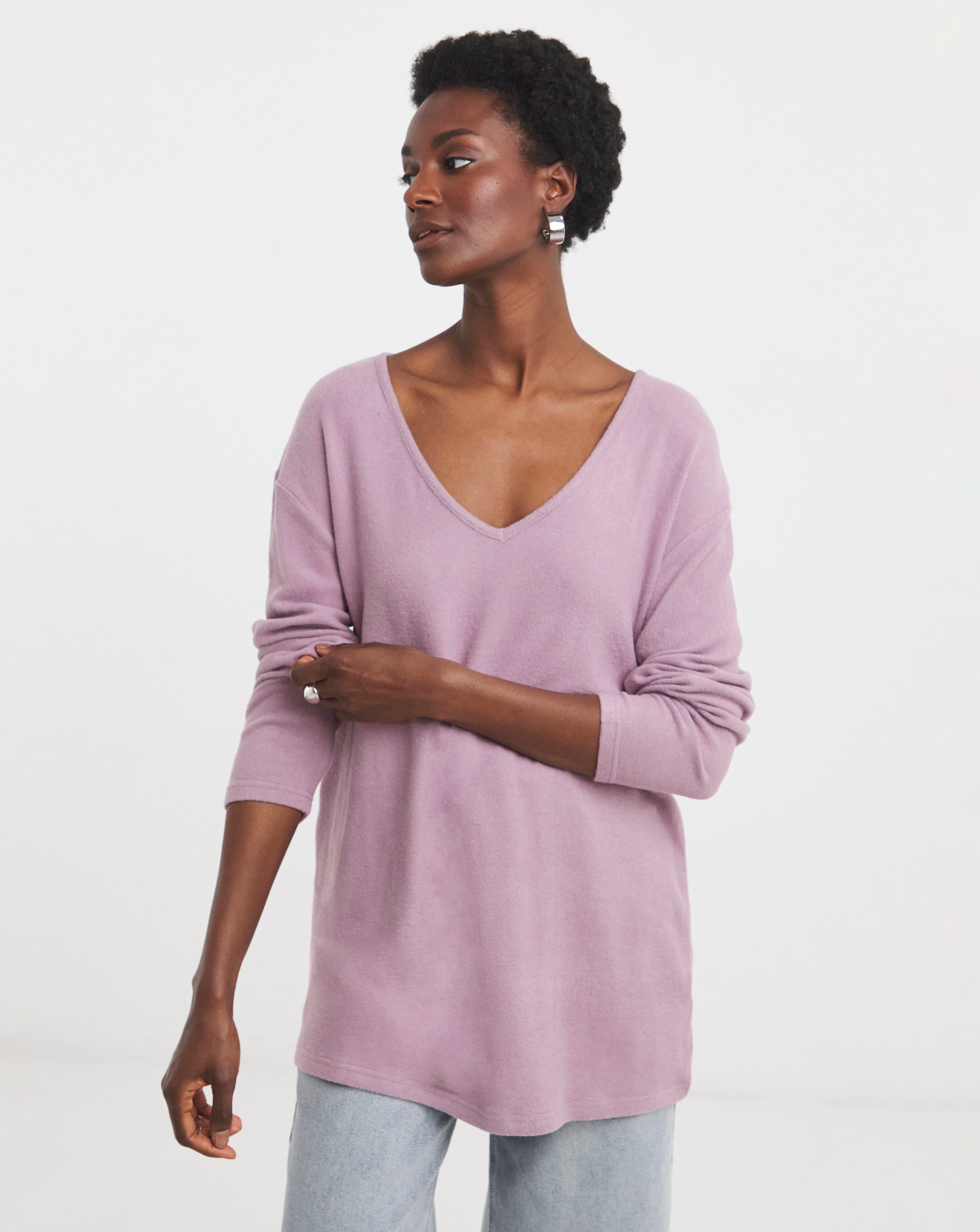 Soft Touch V-Neck Longline
