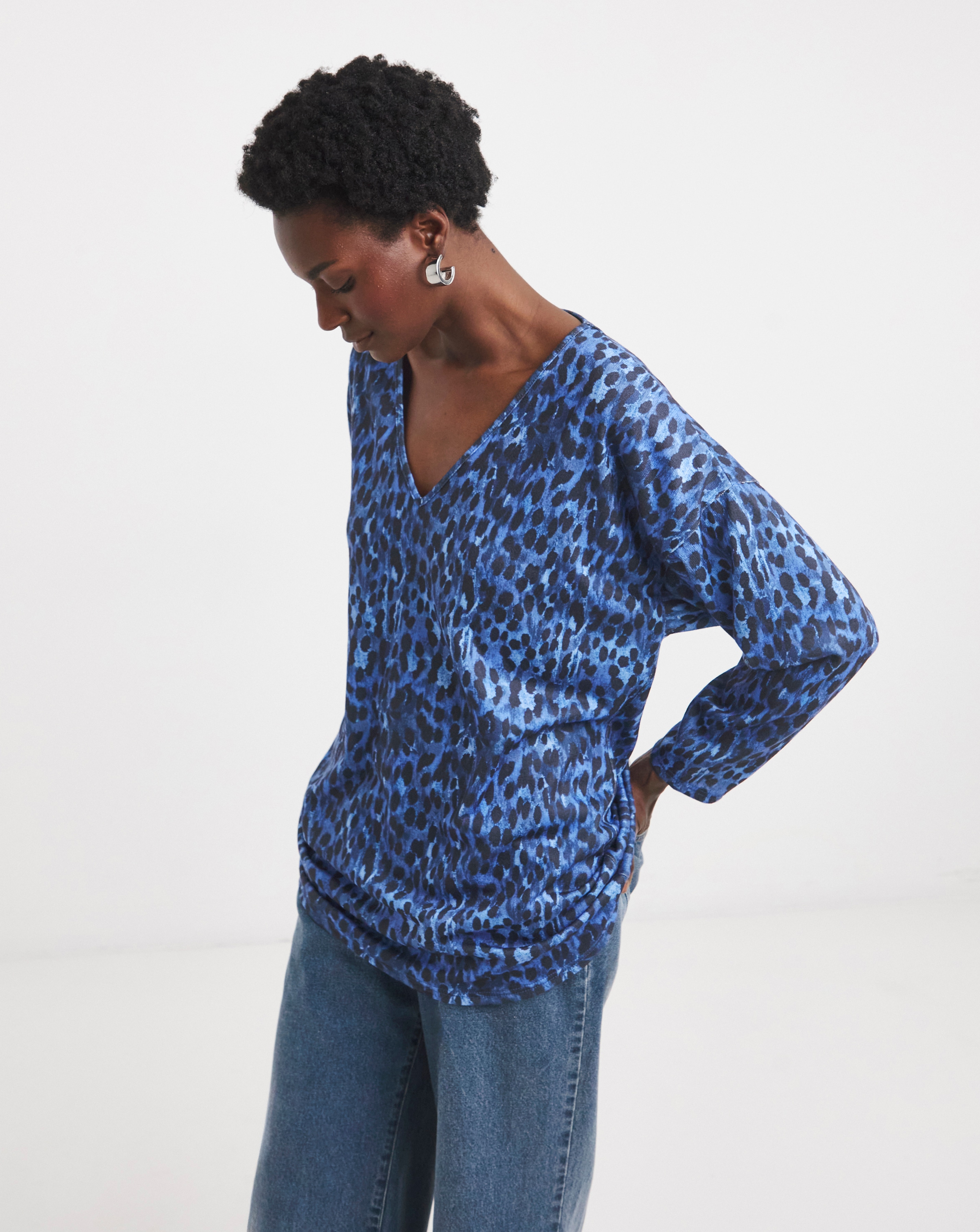 Soft Touch V Neck Longline