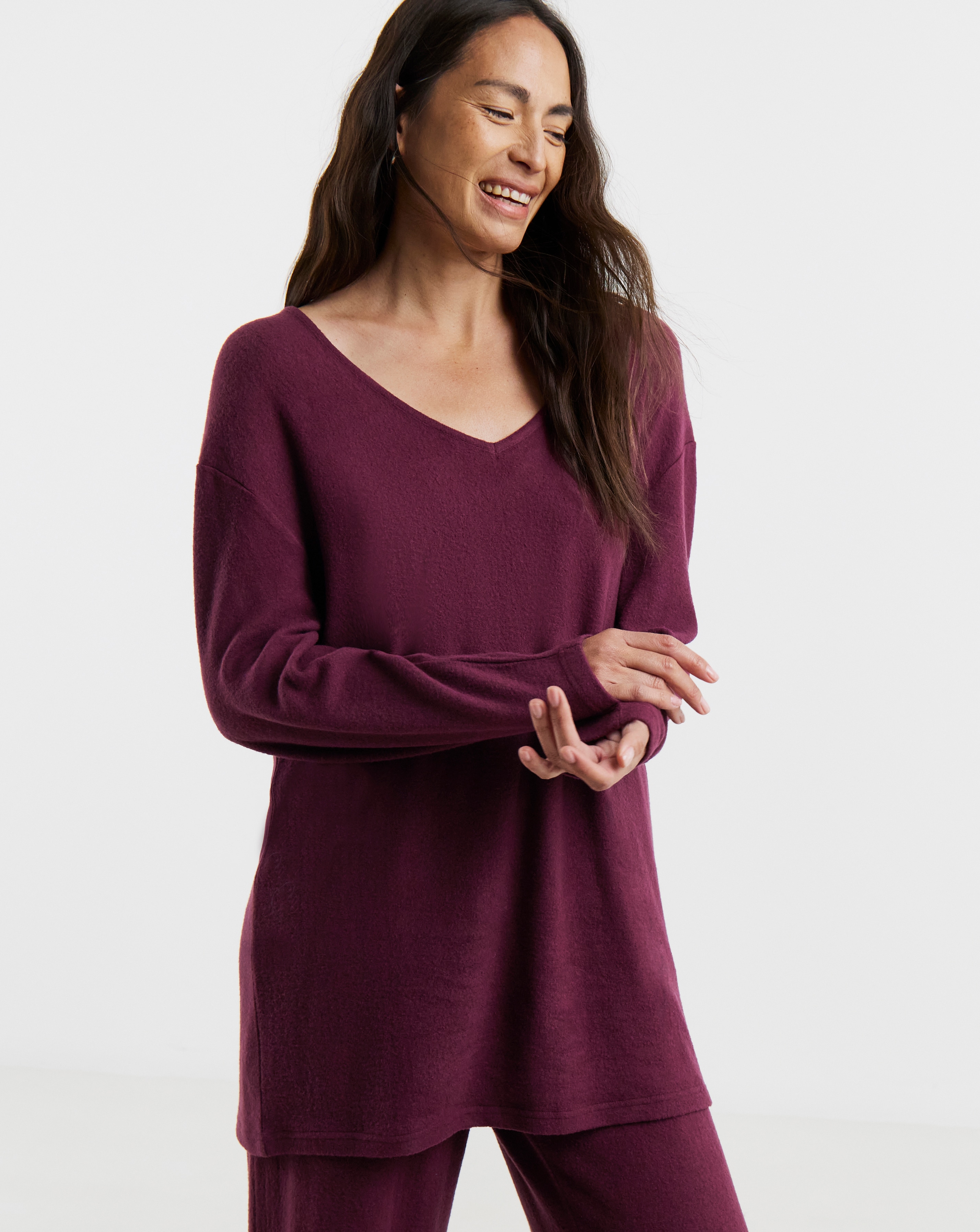 Soft Touch V Neck Longline