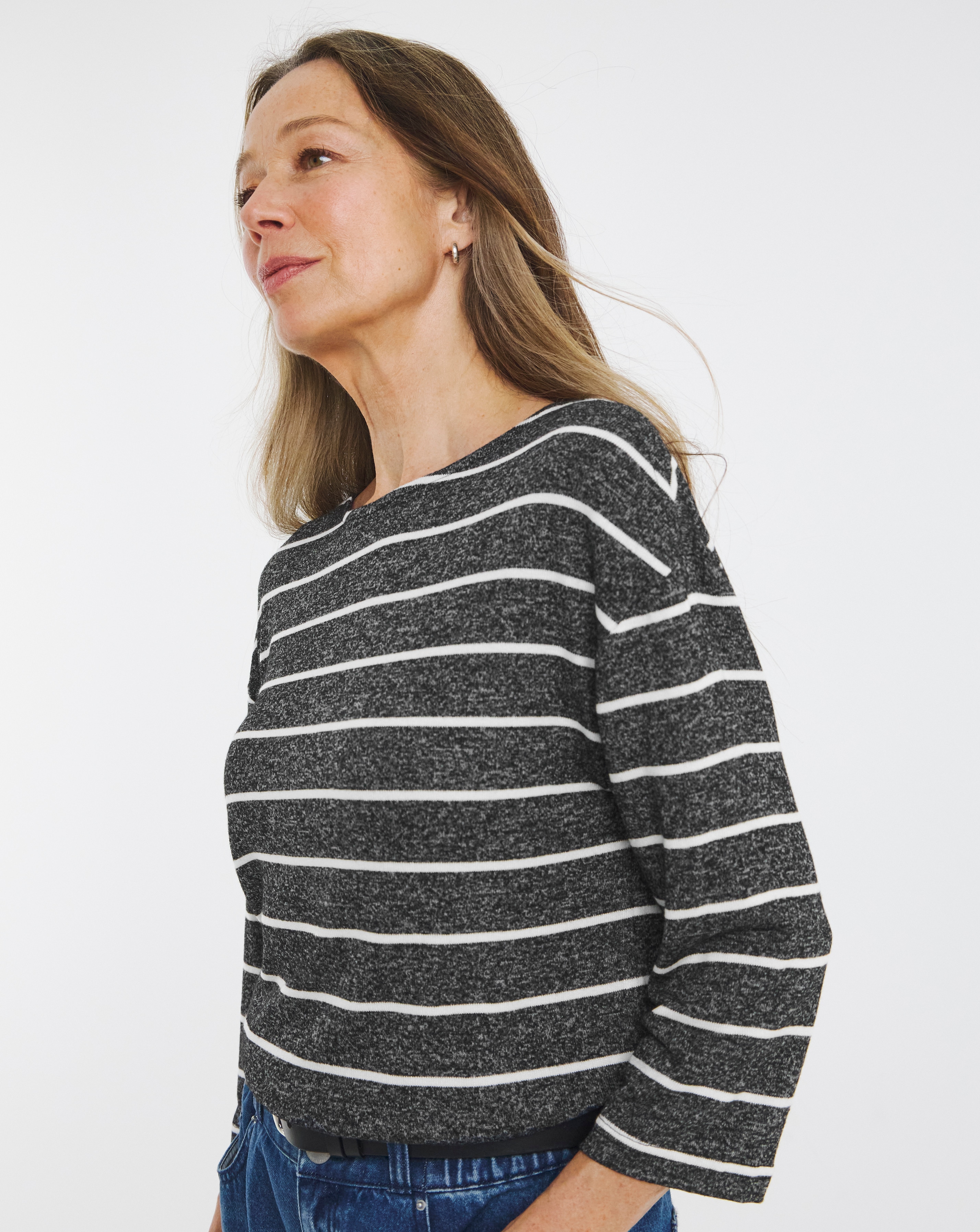 Soft Touch Slash Neck Top