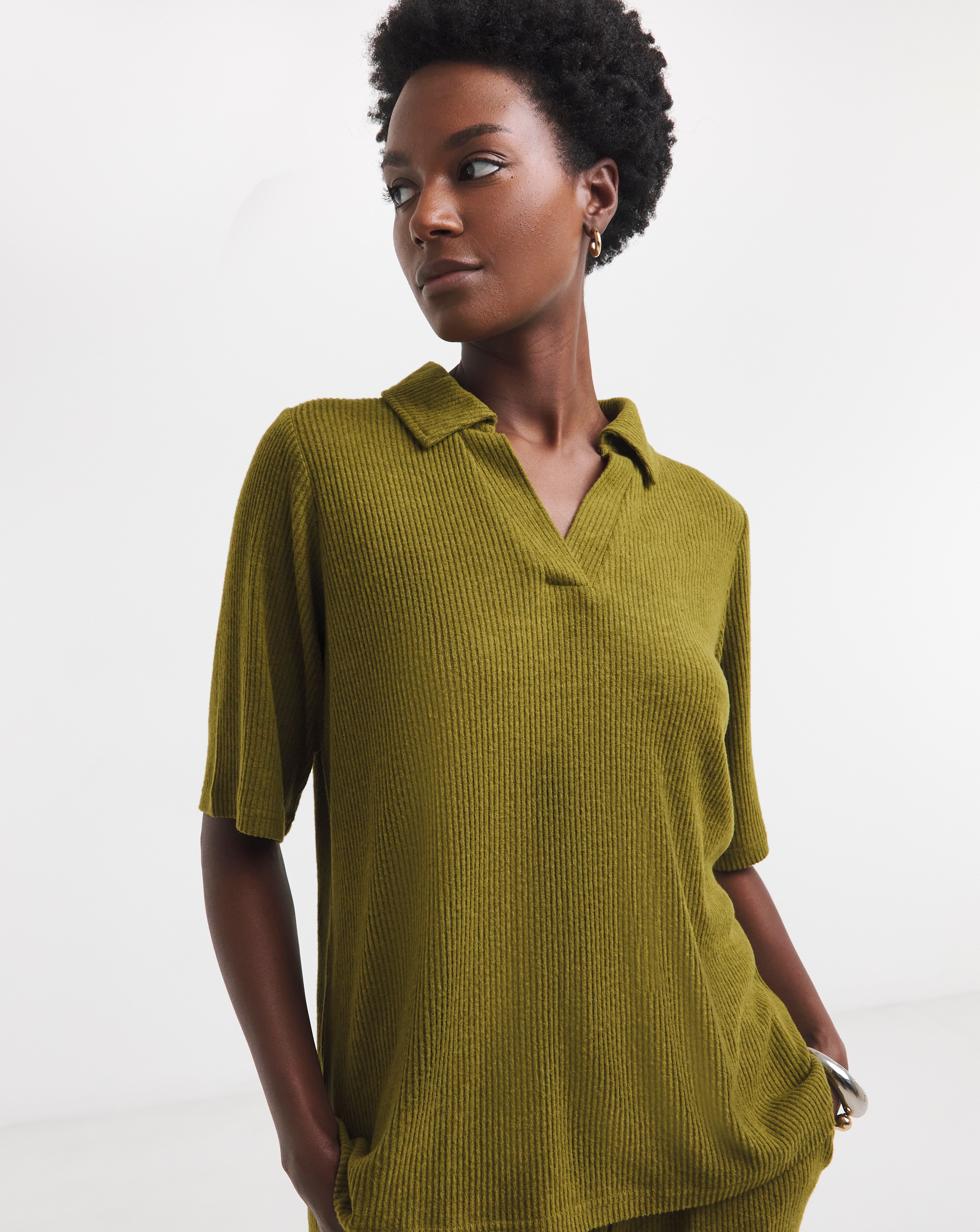 New In - Soft Touch Rib Polo