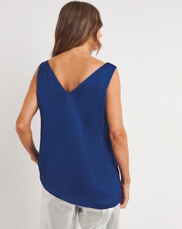 Satin V Neck Vest