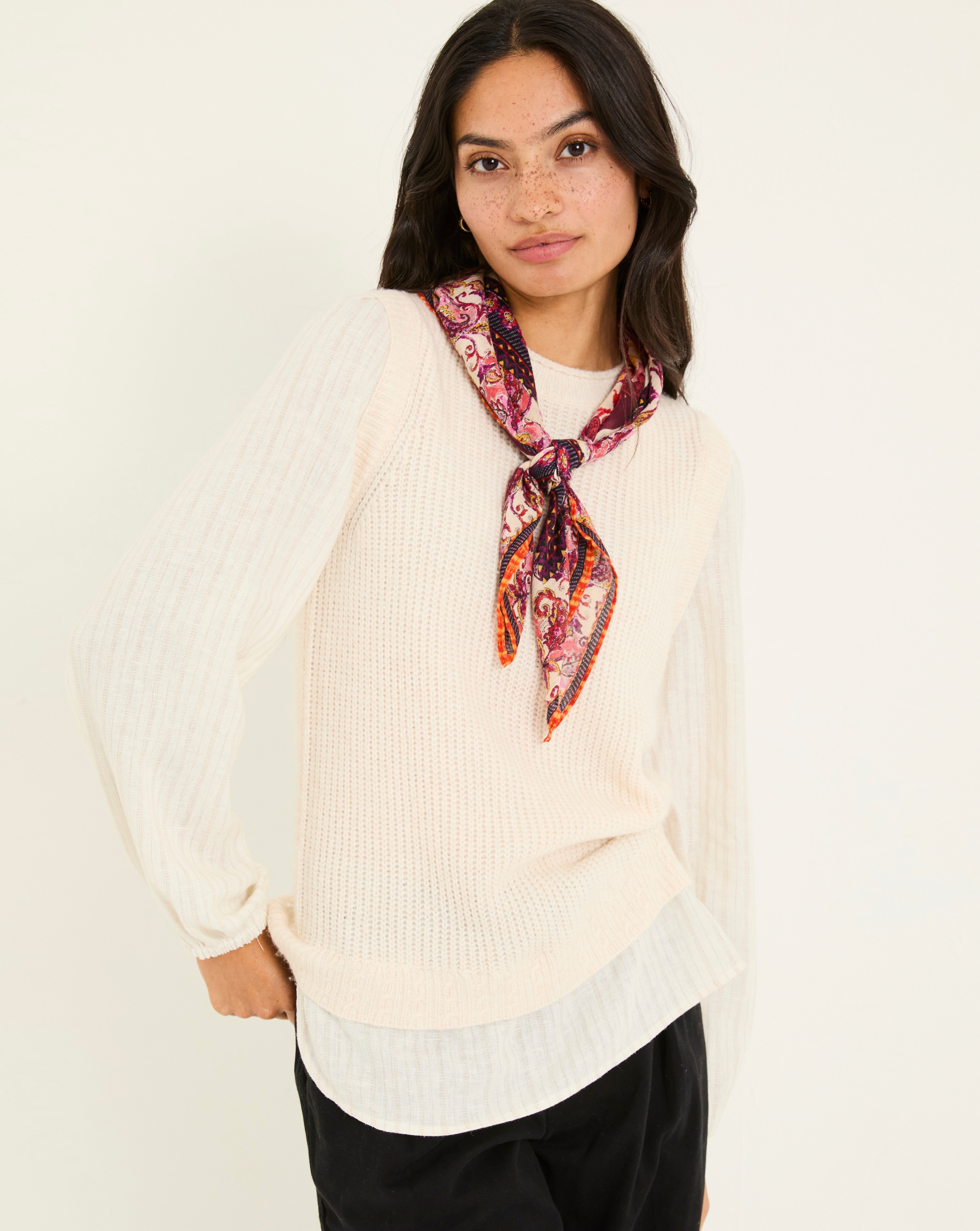 FatFace Edith Stripe Crew