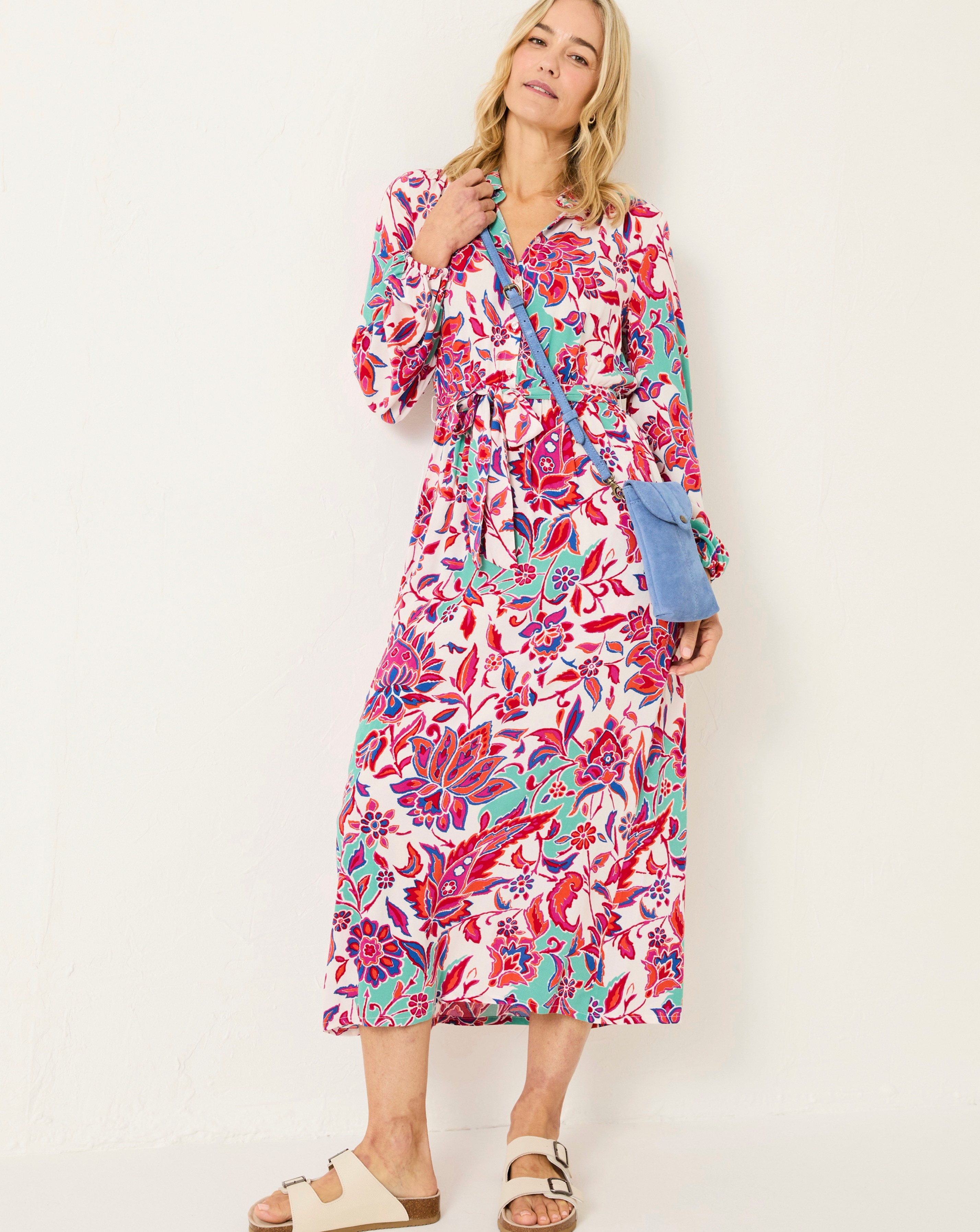 FatFace Scheana Floral Midi Dress