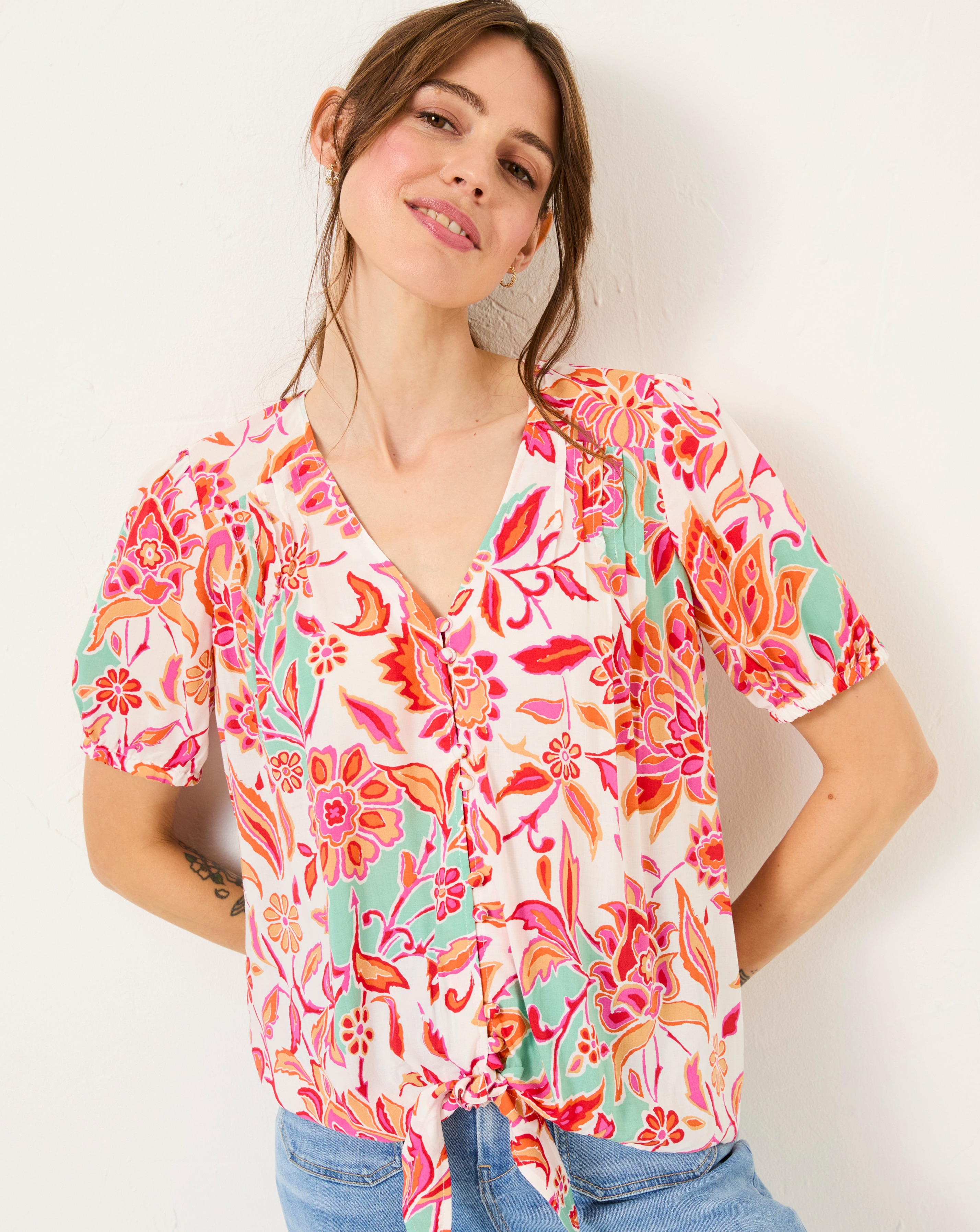 Fatface Savannah Wrap Blouse