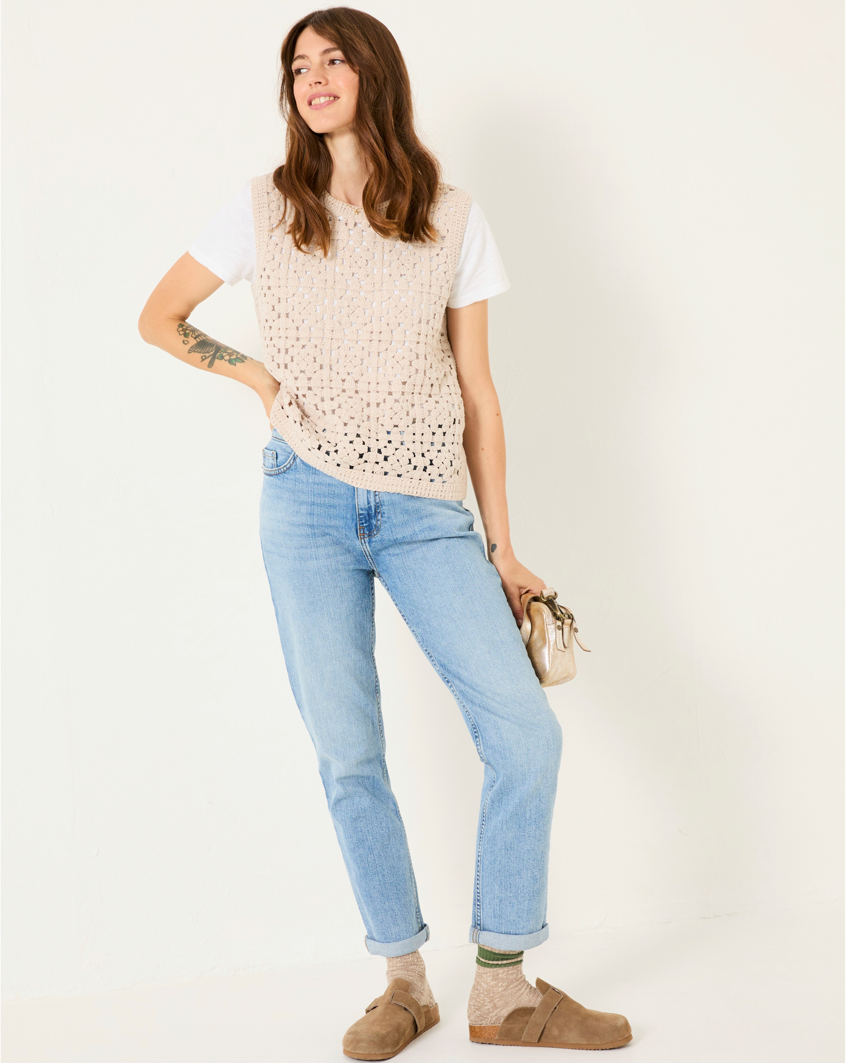 FatFace Finch Crochet Tank