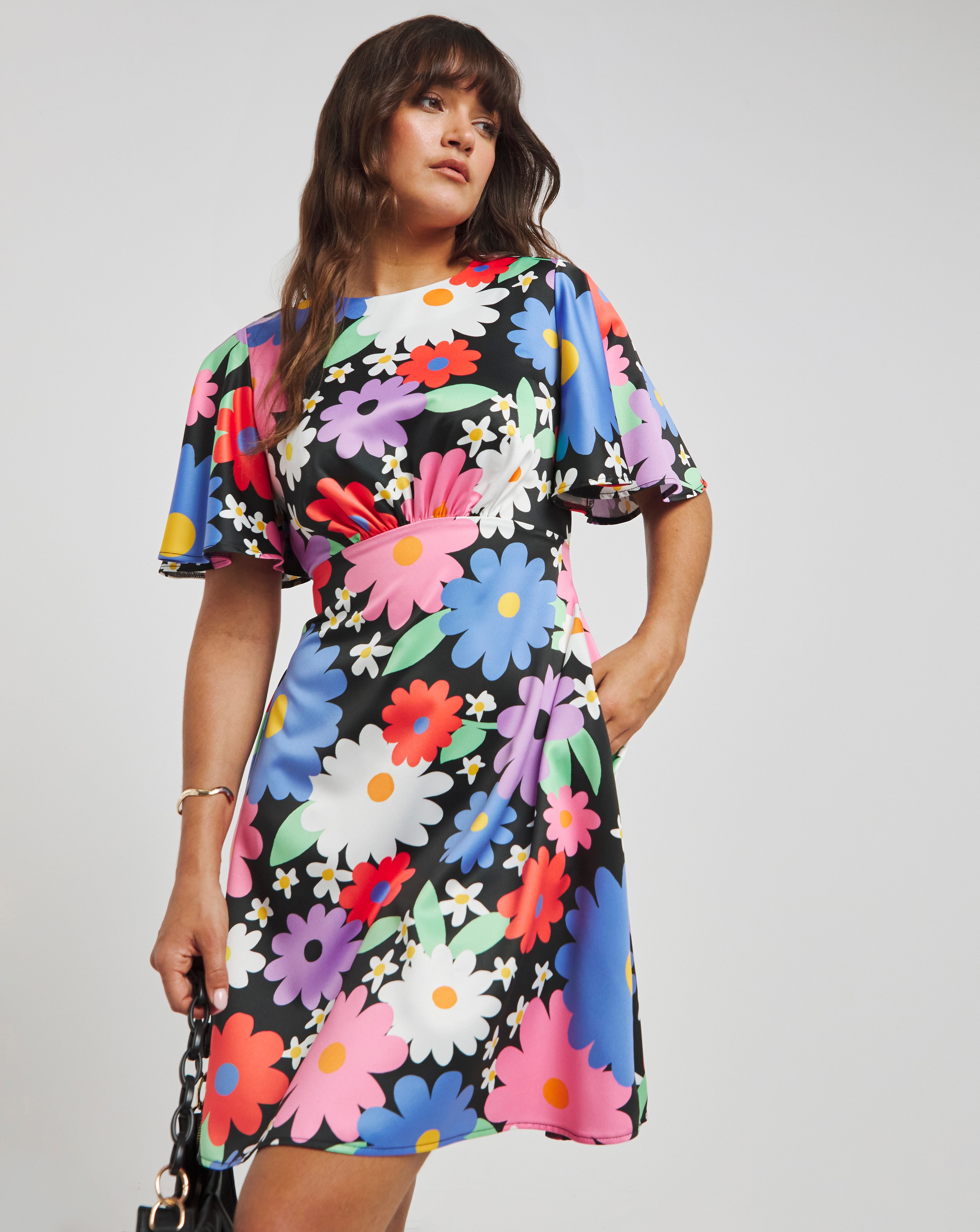 Twisted Wunder Ziggy Floral Mini Dress