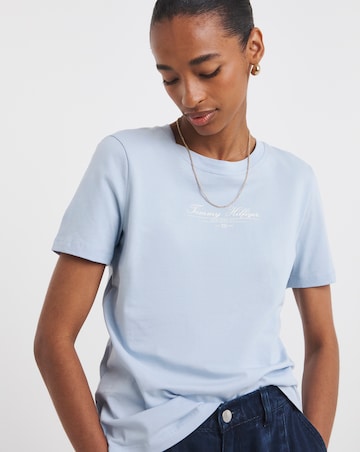 Tommy Hilfiger Script Crew Neck Short Sleeve T-shirt