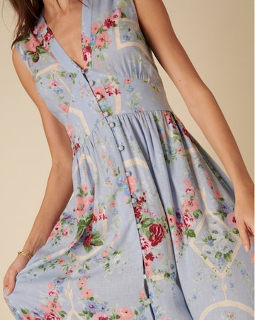 Nobody's Child SL Starlight Midaxi Dress Mirelle Graden Blue