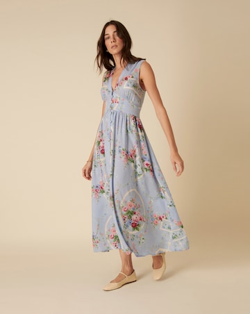 Nobody's Child SL Starlight Midaxi Dress Mirelle Graden Blue