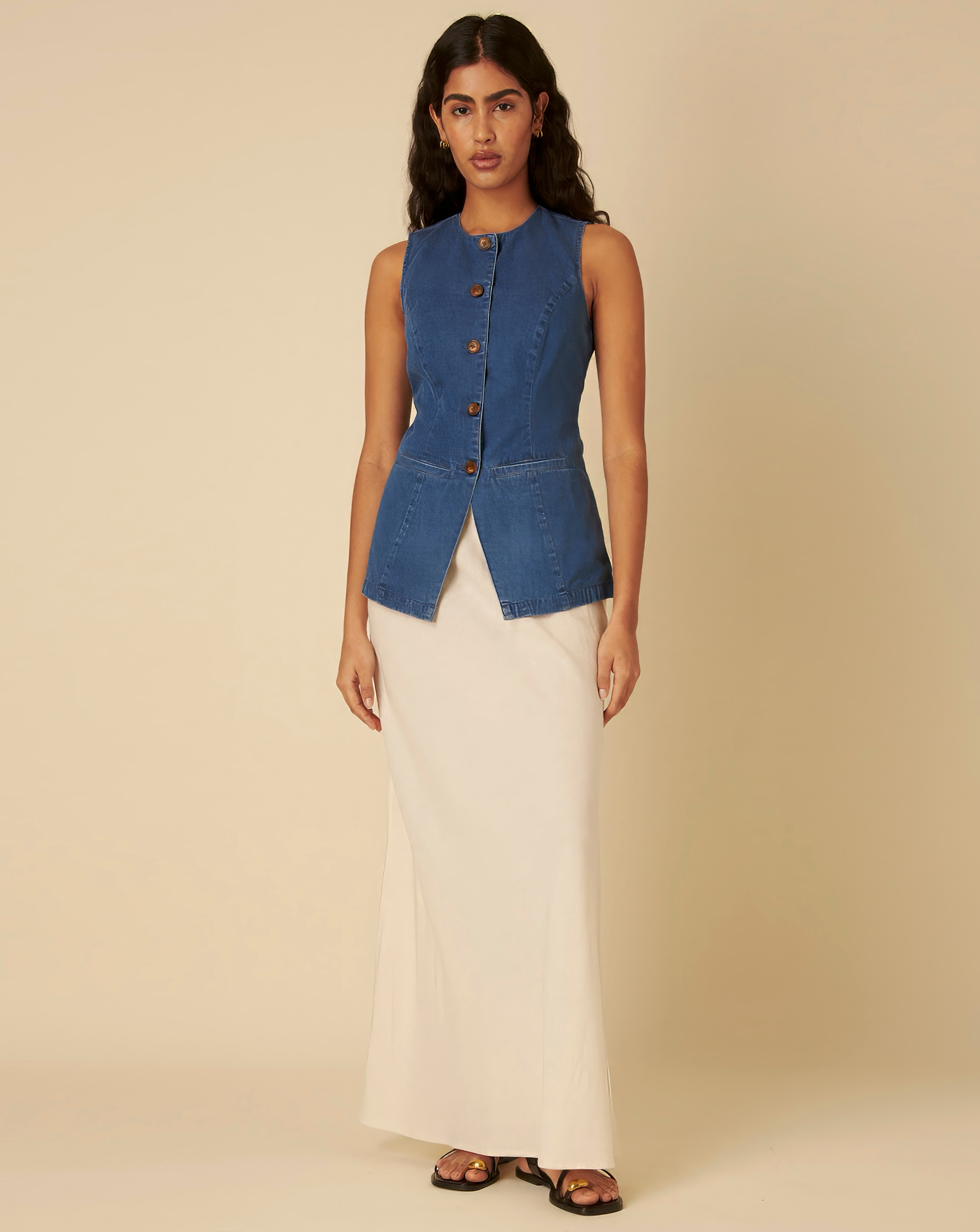 Nobody's Child Denim Waistcoat