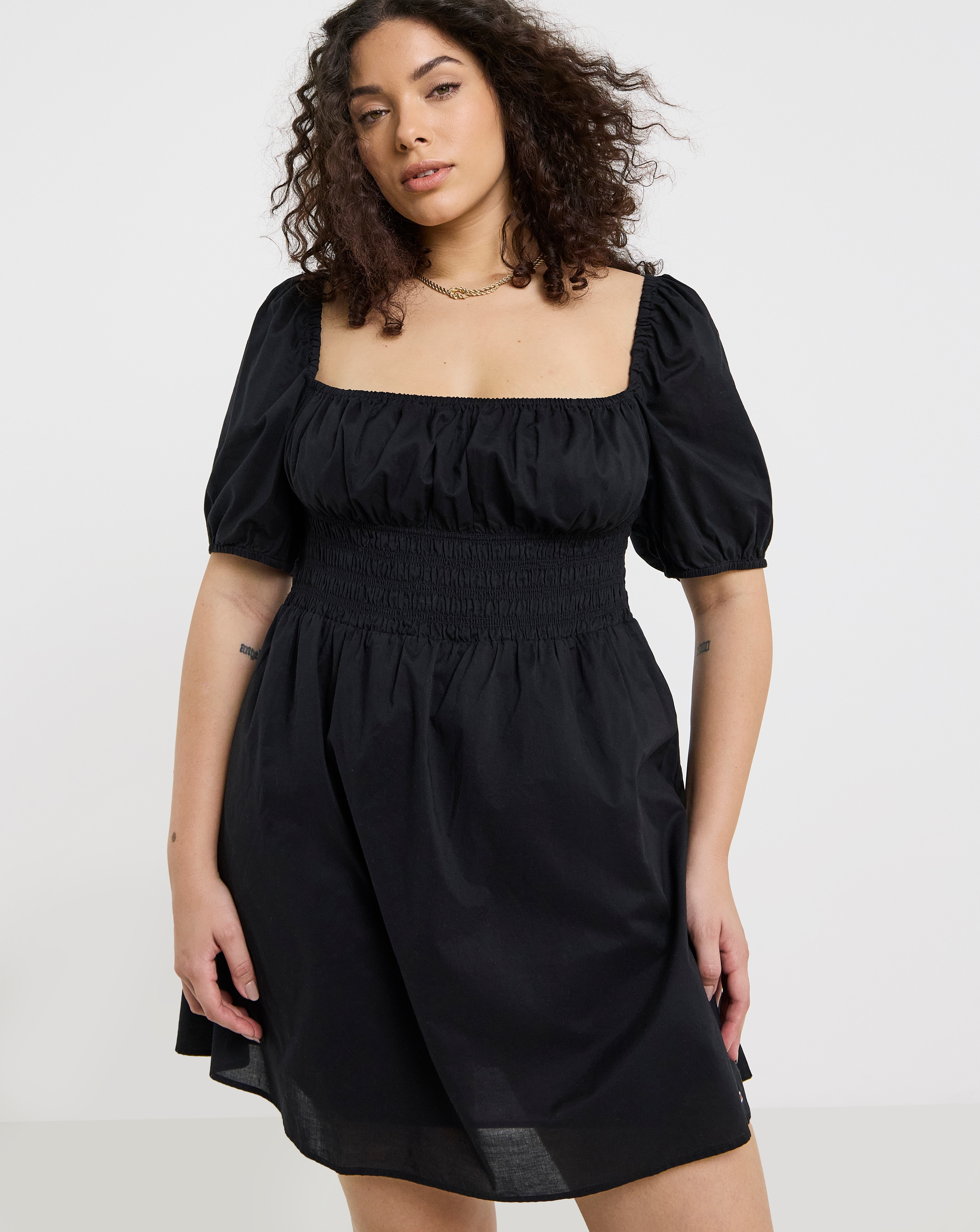 Tommy Jeans Cotton Mini Dress