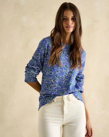 Joules Printed Harbour Top