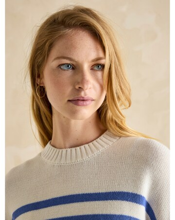 Joules Stripe Jumper with Side Panel