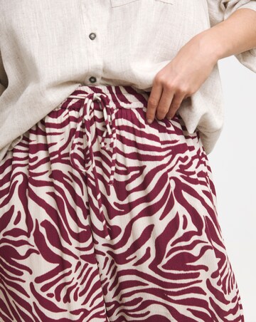 Simply Be Tie Waist Crinkle Wide Leg Trouser