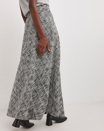 Boucle Full Maxi Skirt