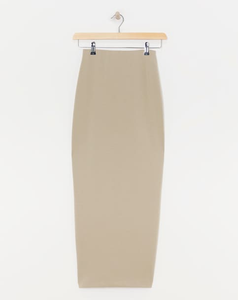 Ponte Maxi Pencil Skirt