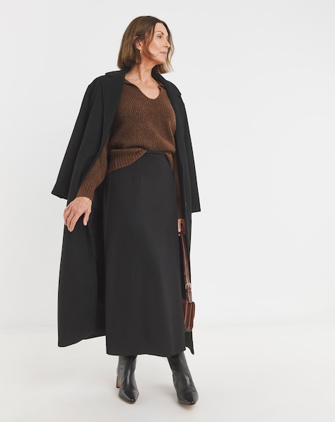 Jersey Column Skirt