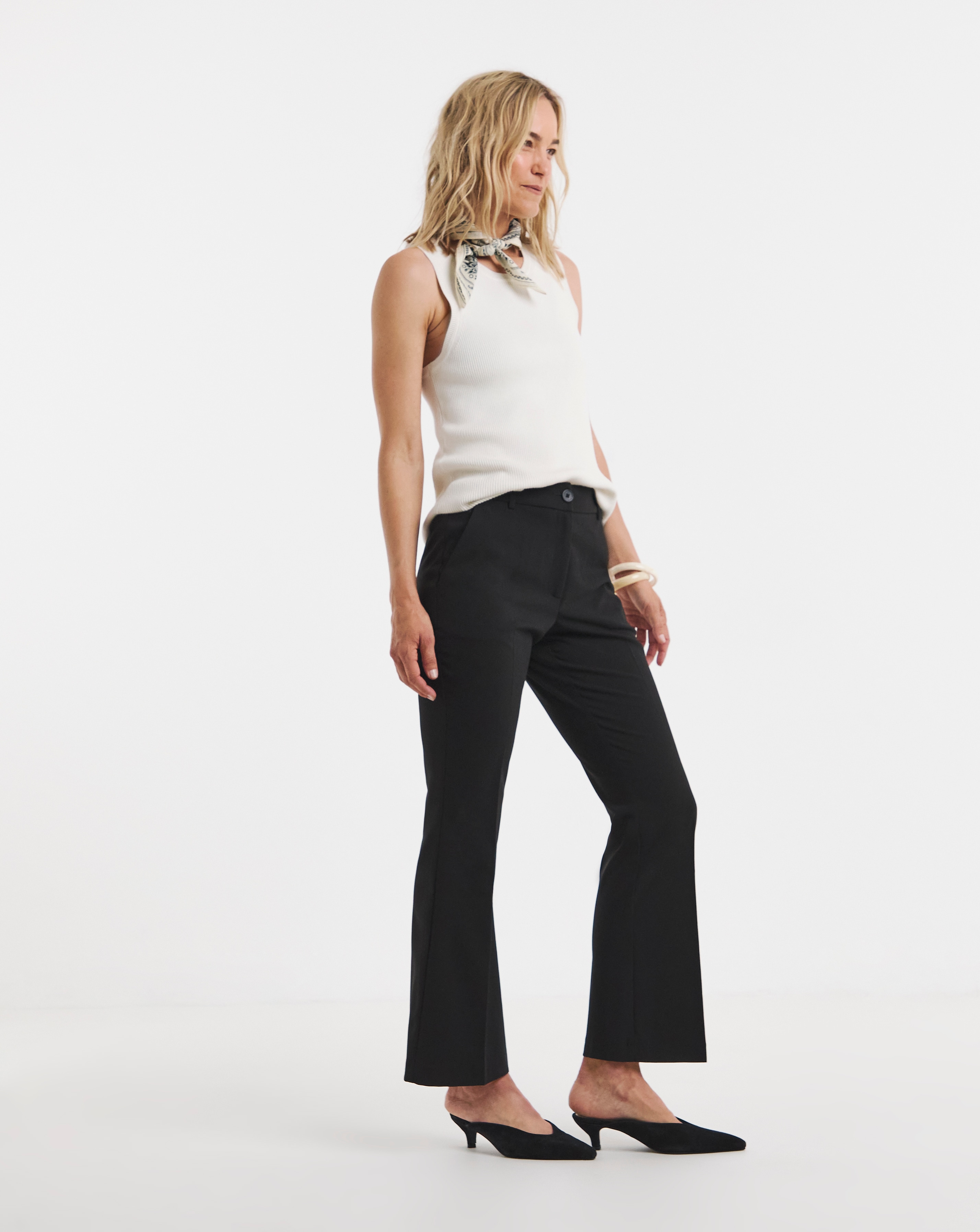 Tailored Bootcut Trousers