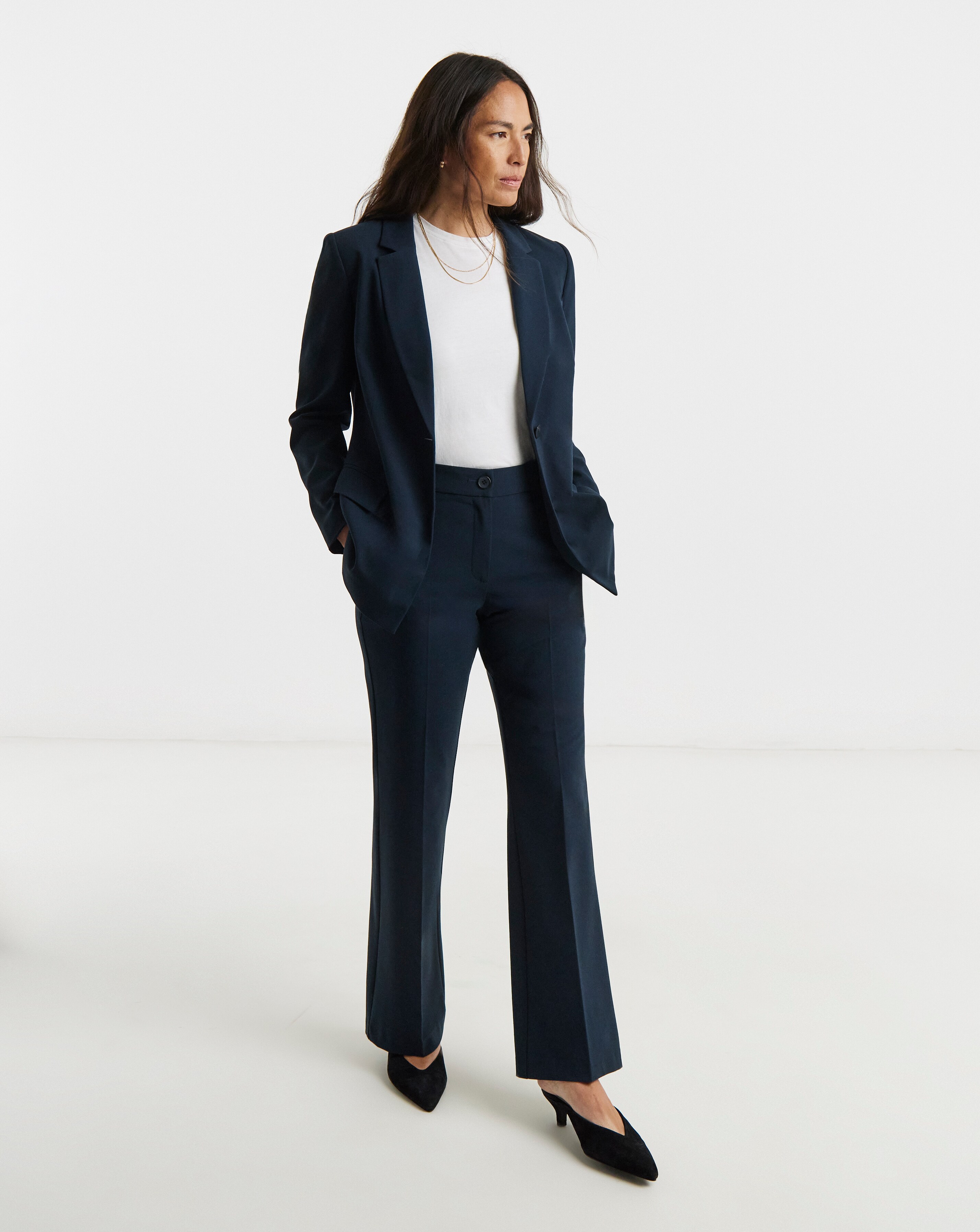 Tailored Bootcut Trousers