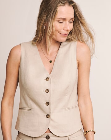 Anthology Pure Linen Waistcoat