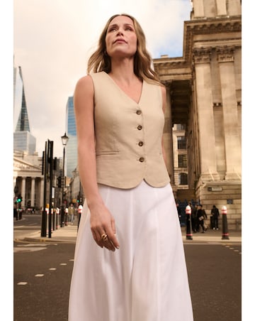 Anthology Pure Linen Waistcoat