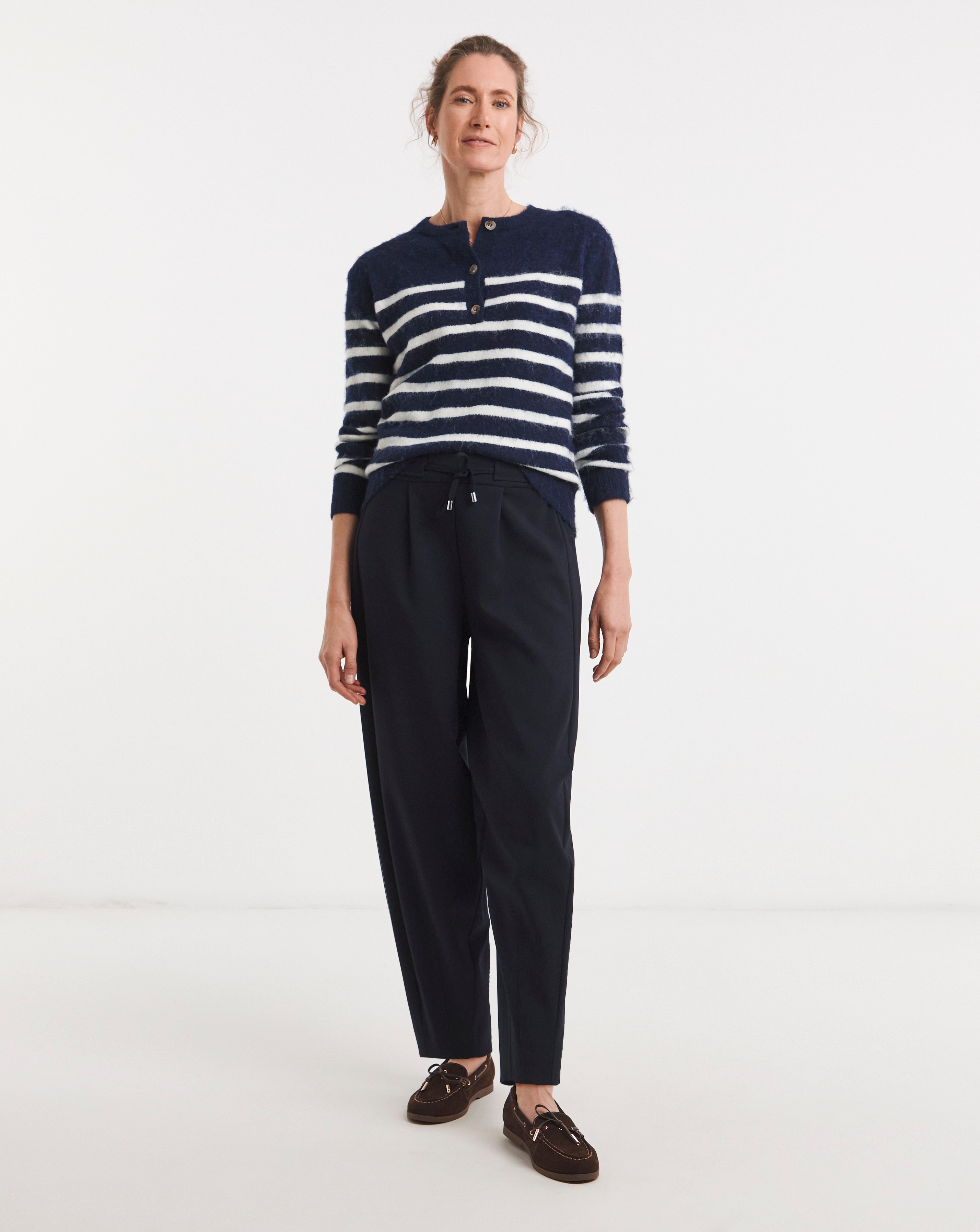 New In - Tie Front Barrel Trouser