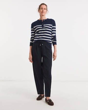 Tie Front Barrel Trouser