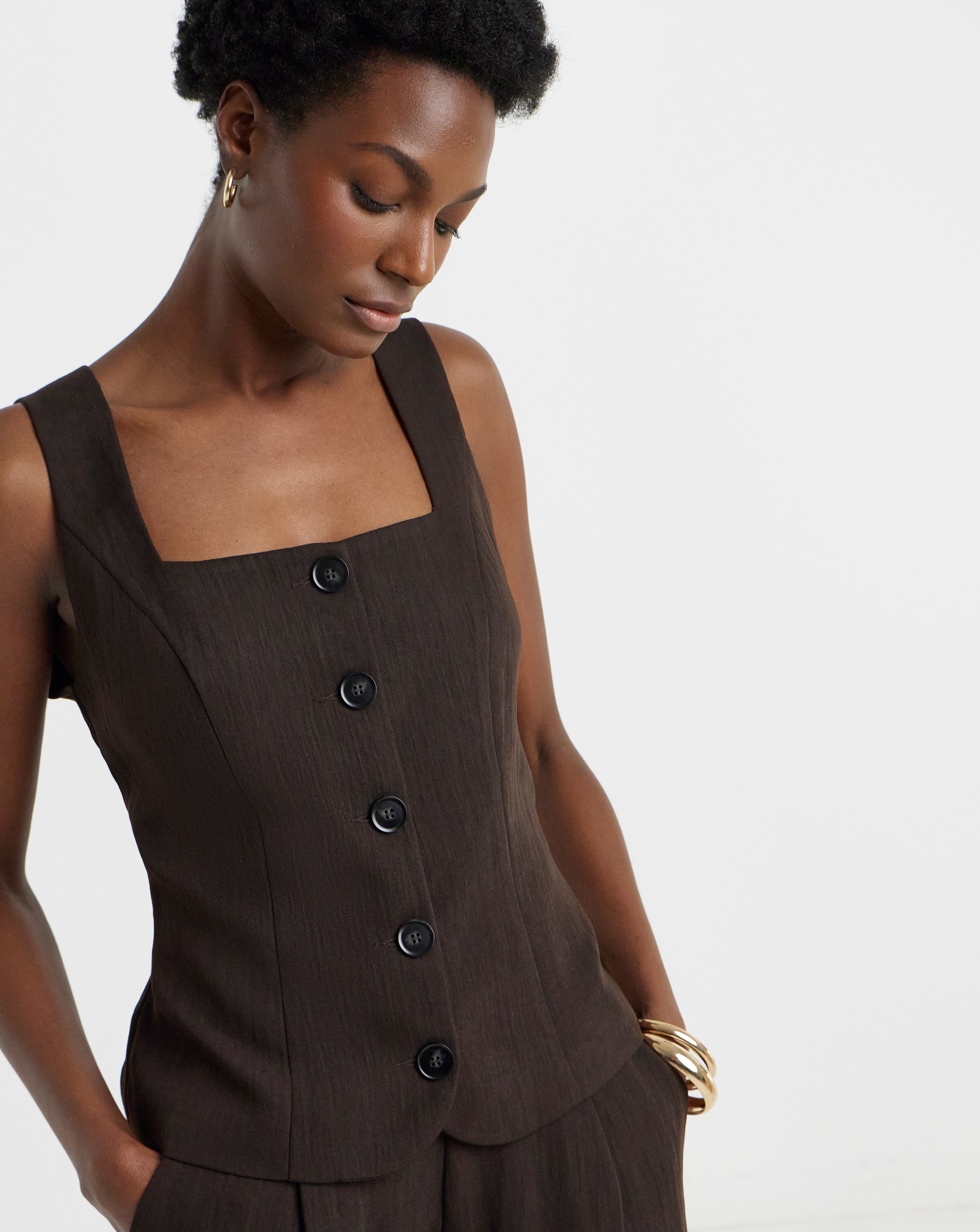 New In - TEXTURED WAISTCOAT