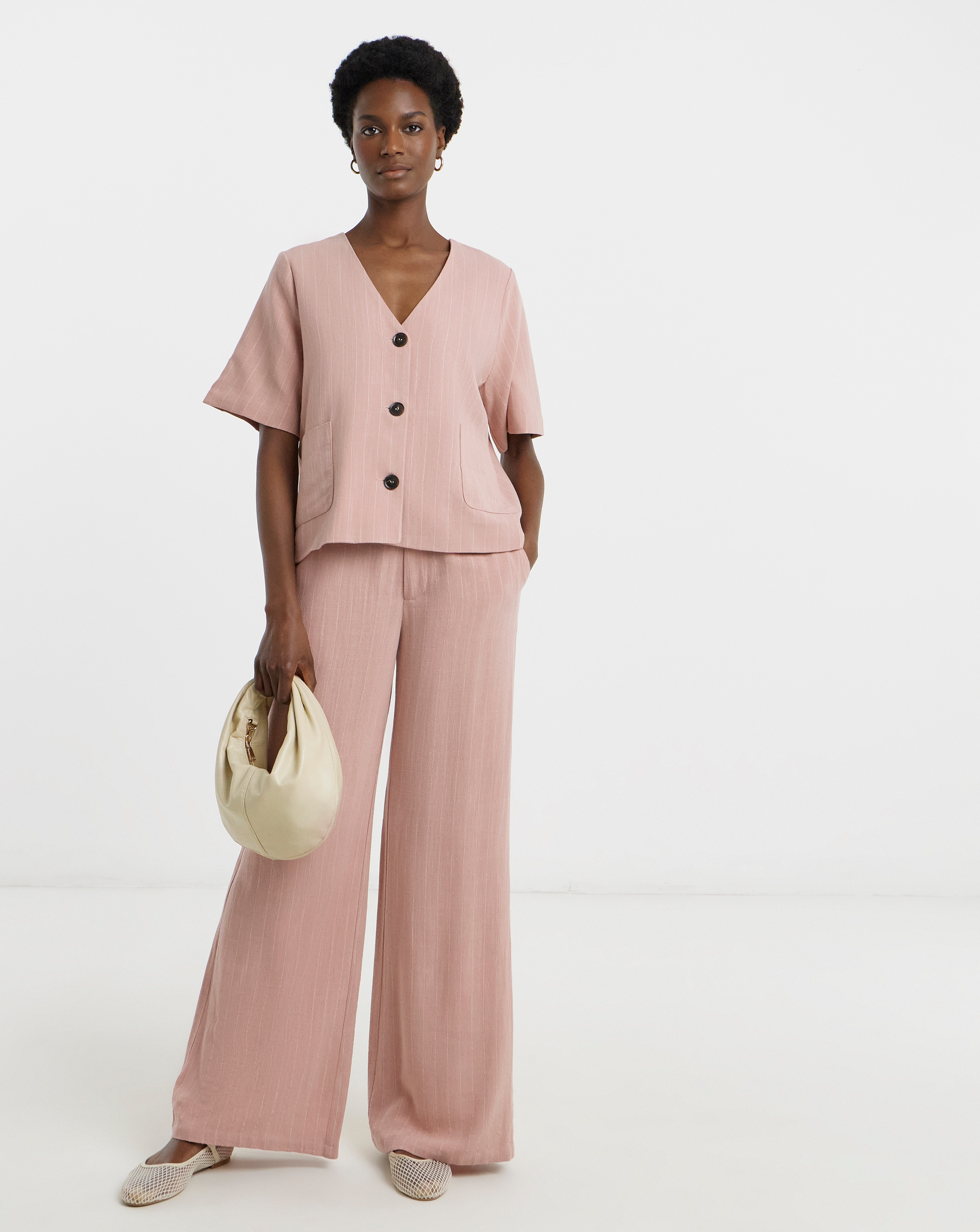 New In - LINEN MIX TROUSER