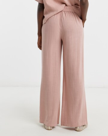 LINEN MIX TROUSER