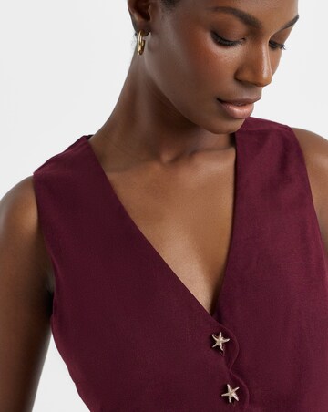 SCALLOP EDGE WAISTCOAT