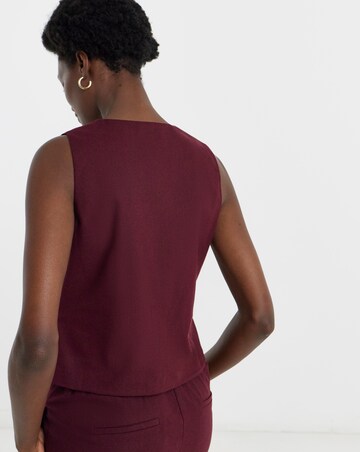 SCALLOP EDGE WAISTCOAT