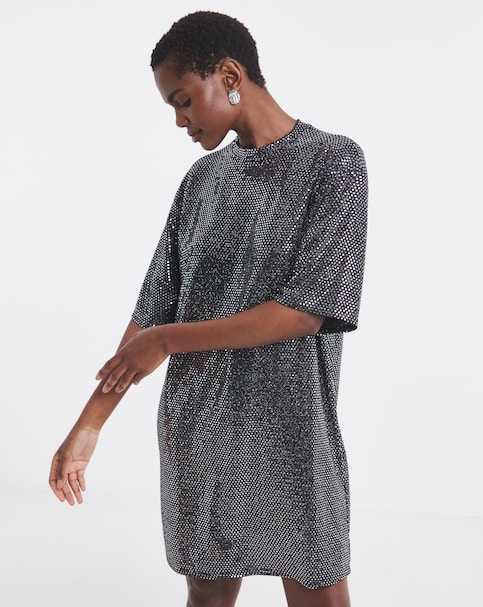 Sparkle T-shirt Dresss