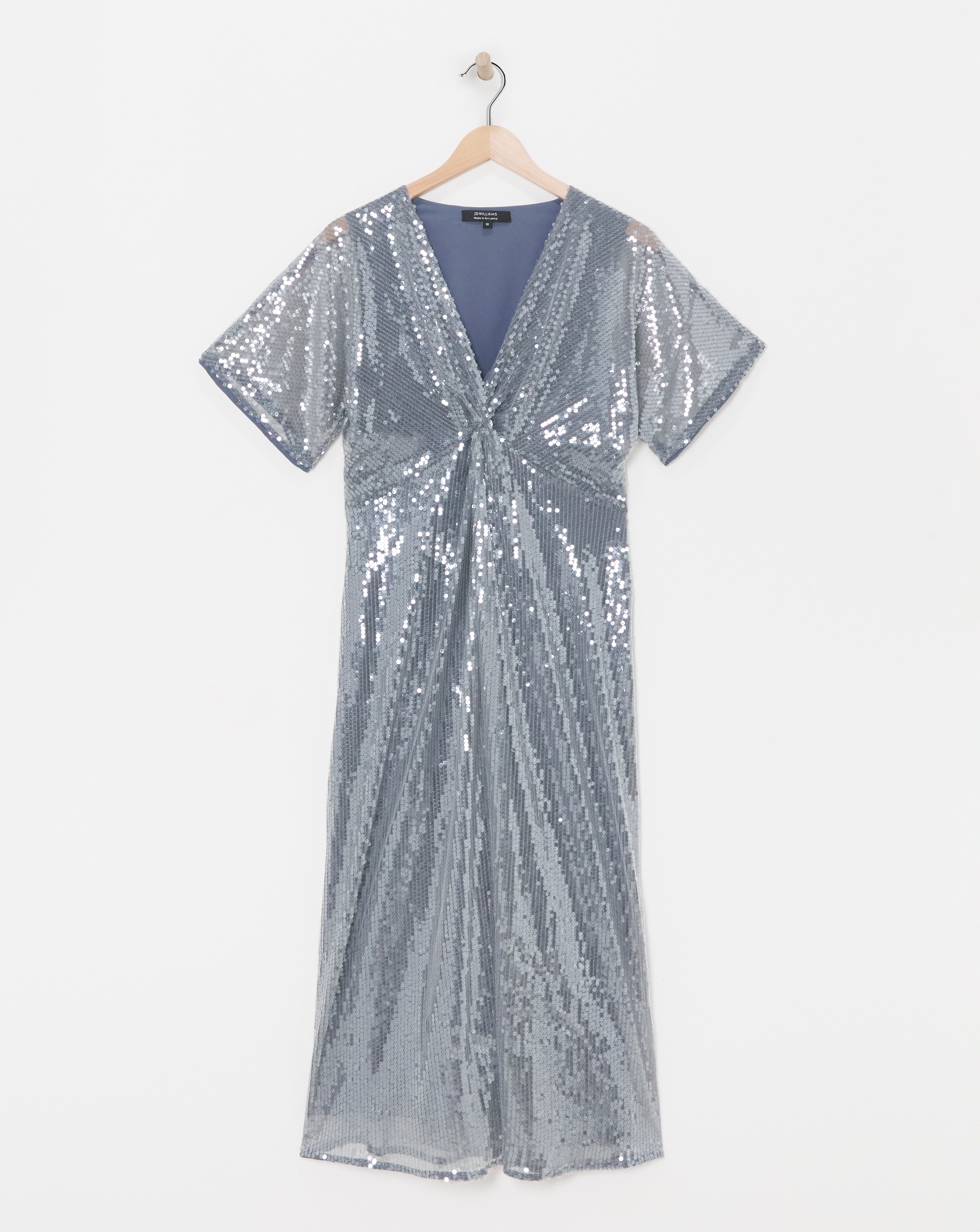 New In - Sequin Twist Front Dress