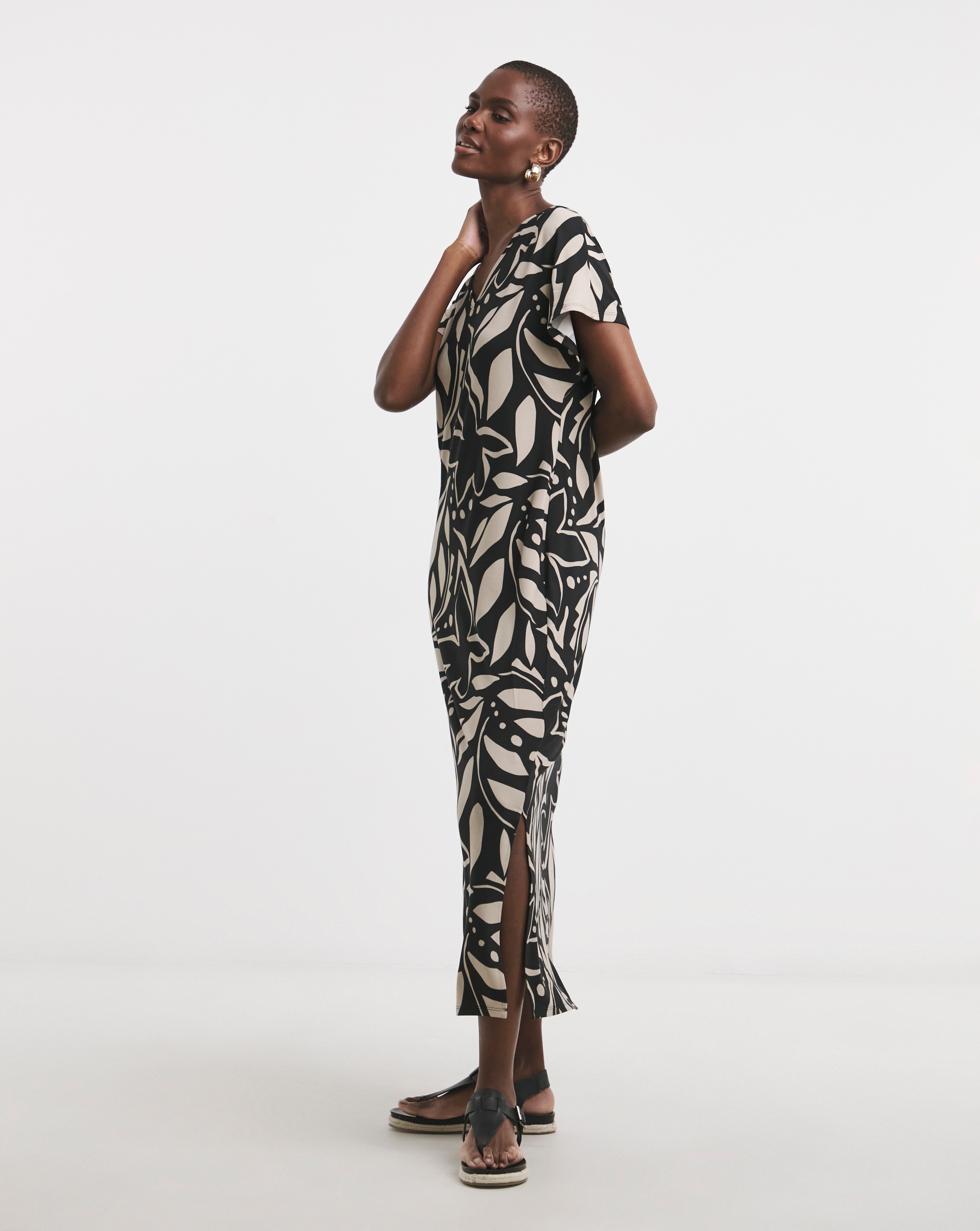 Great Value Midi T-Shirt Dress