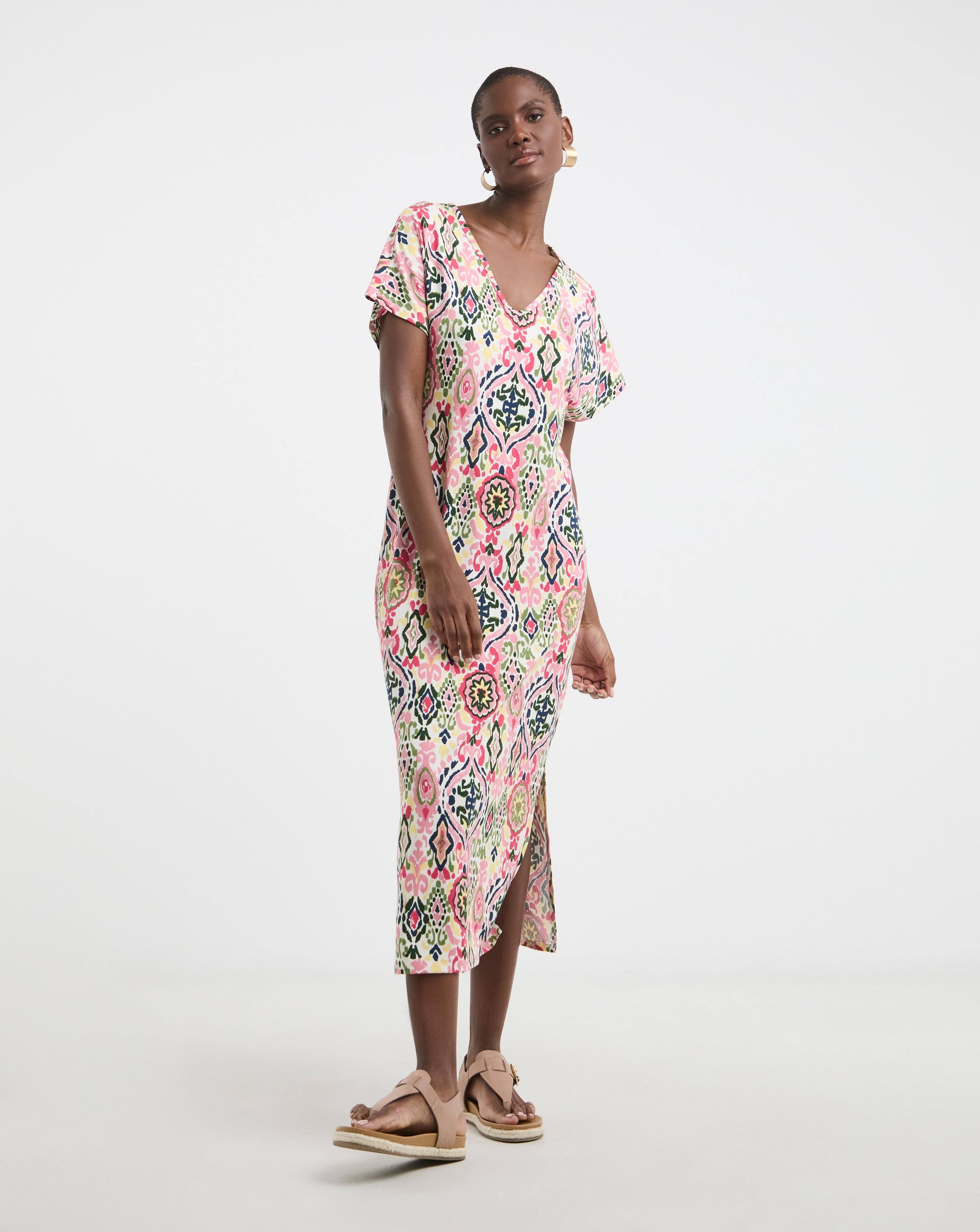 Great Value Midi T-Shirt Dress