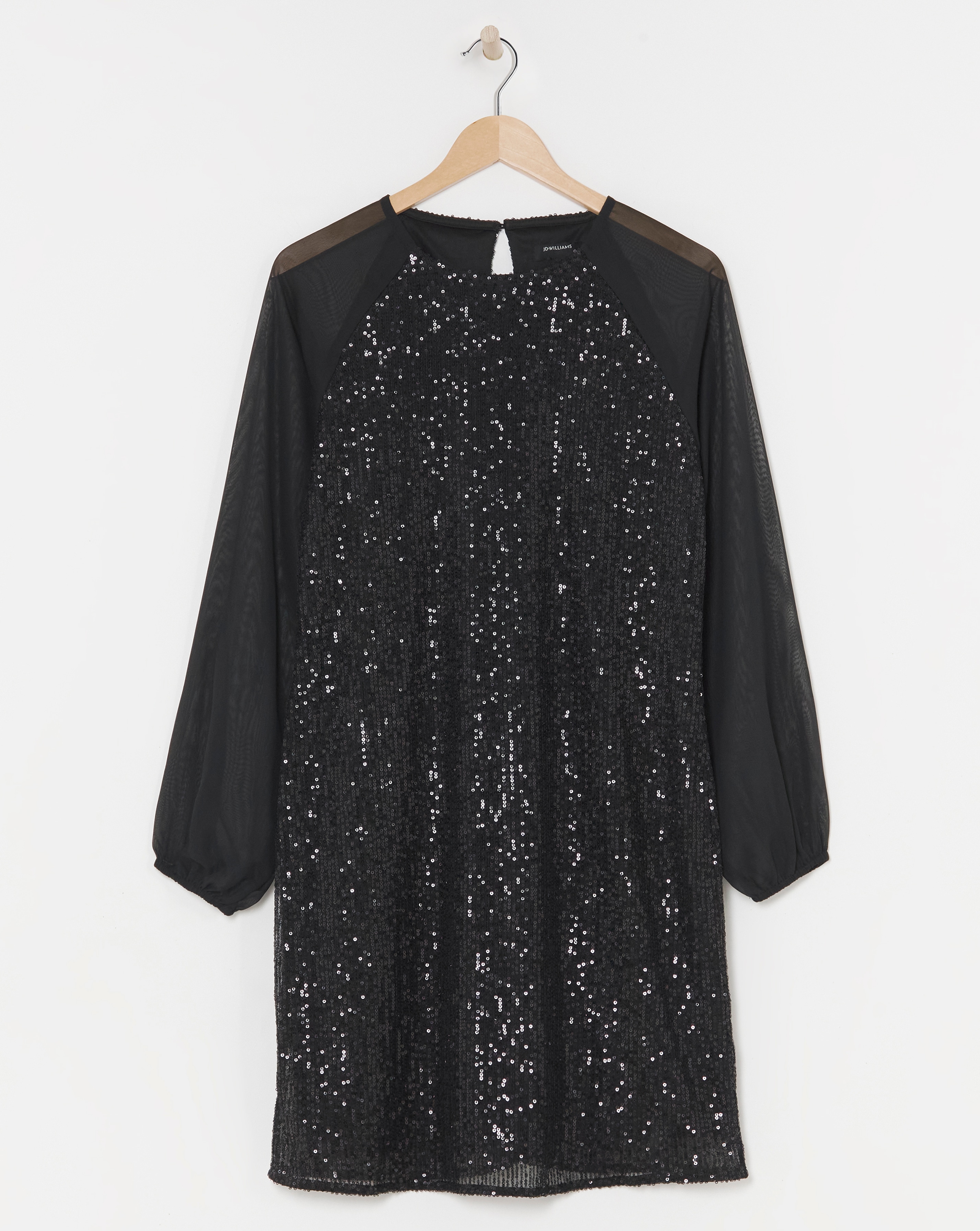Sequin Shift Dress