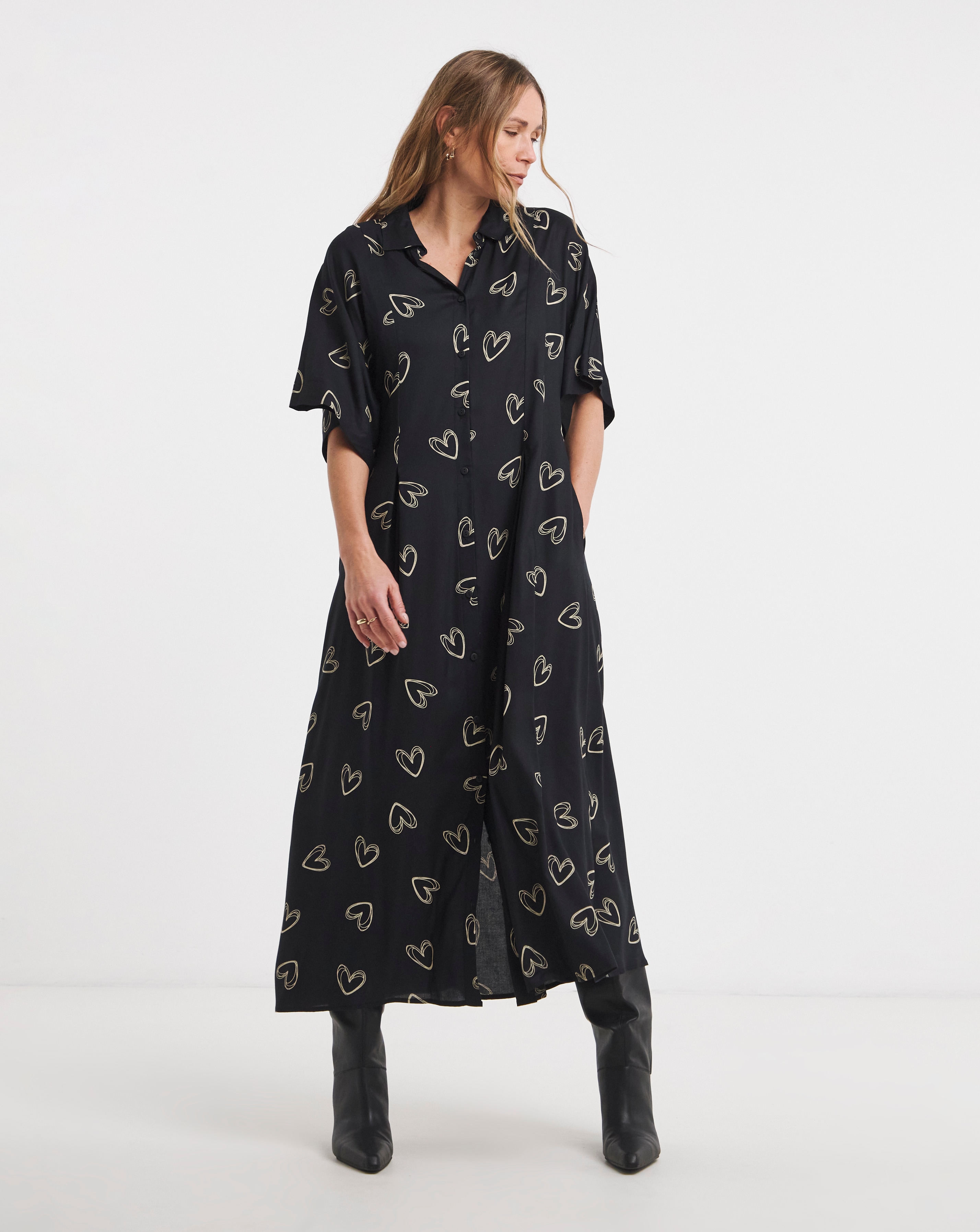 Care Free Shirt Dress