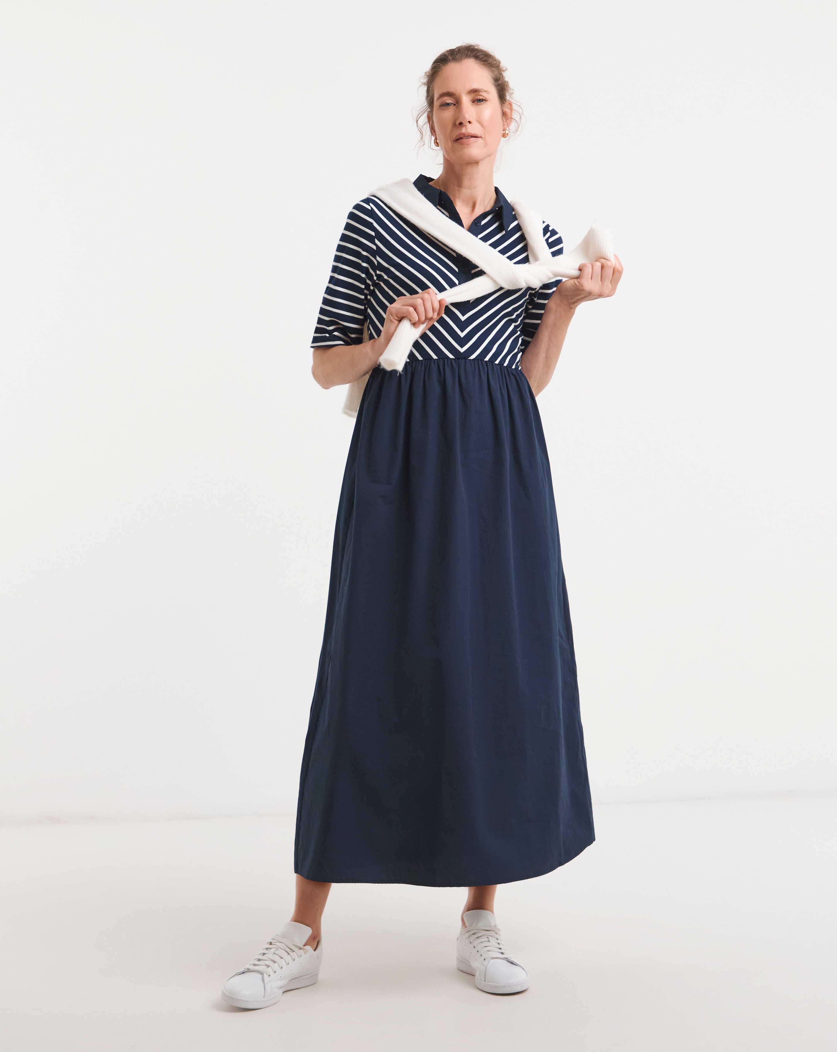 Stripe Rib 2 in 1 Dress