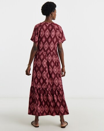 Soft Touch Notch Neck Maxi Dress